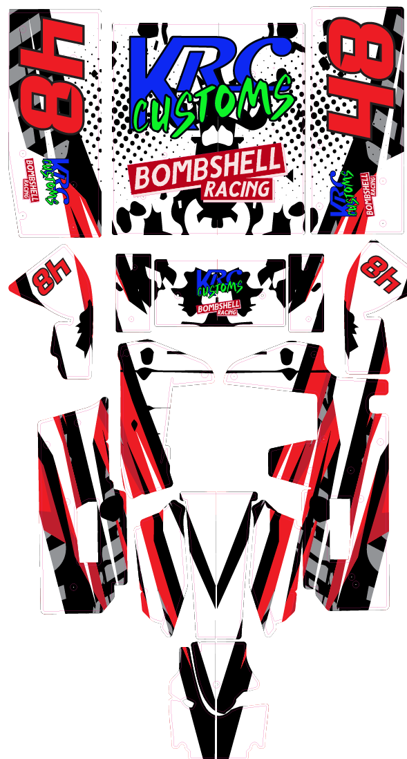 Losi 22s Sprint Custom Wrap (Designed for you)