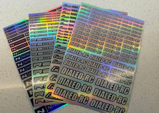 Holographic Sponsor Name Sheet